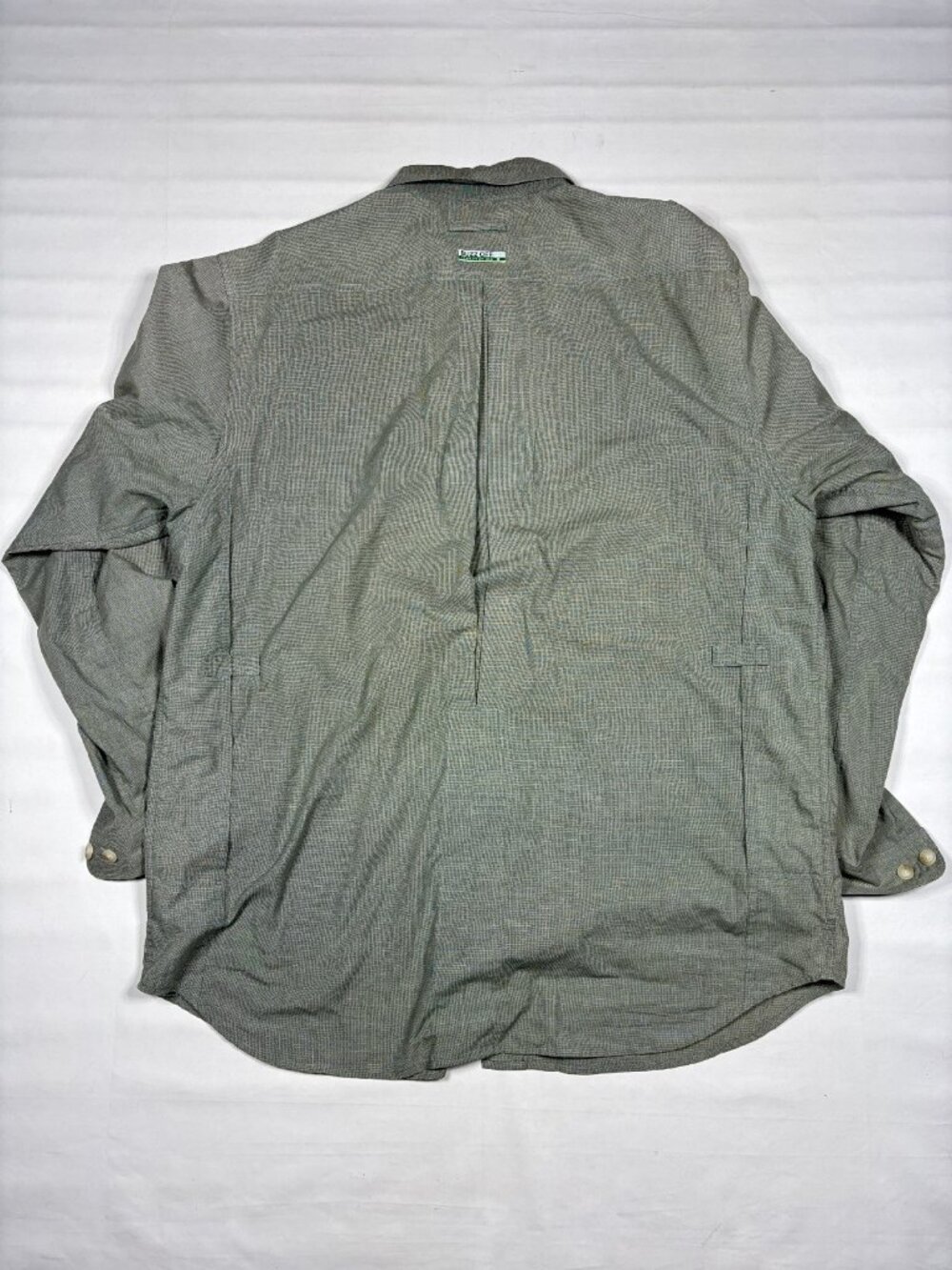 ExOfficio Buzz Off Insect Shield Repellent Green Long SleeveButton Shirt Mens XL - Picture 9 of 9
